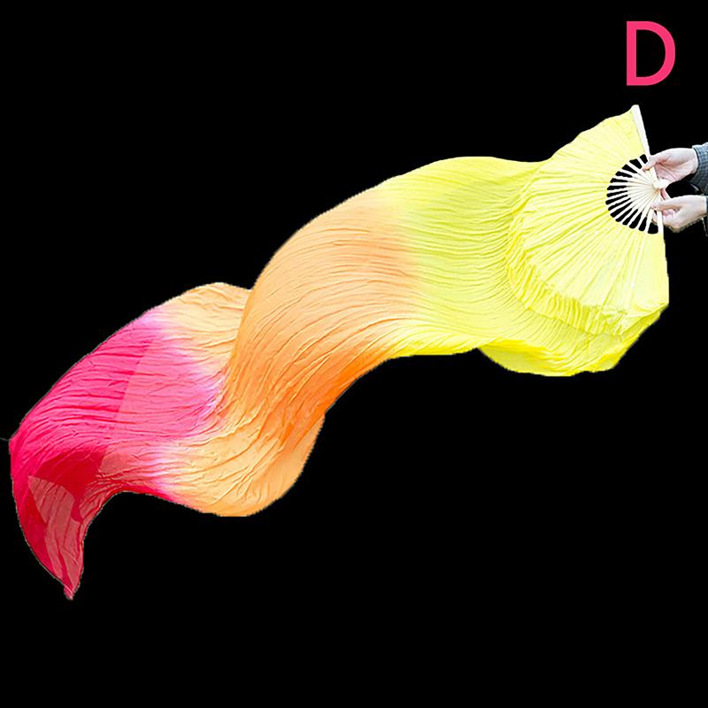 Правый веер для танцев длиной 150 см, продажа, г-жа живот, градиентный цвет, танцовщица, длинная имитация, реквизит для танцев, шелковые веера