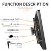 9-дюймовый сенсорный экран Автомобильный MP5-плеер Беспроводной Carplay/Android Авто Bluetooth Радио Многоязычная поддержка камеры заднего вида