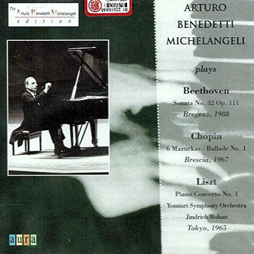 CD АРТУРО БЕНЕДЕТТИ МИКЕЛАНДЖЕЛИ - Играет Бетховена, Шопена, Листа Япония Классика Б/У