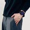 CASIO Men Liquid Crystal/Analog Dual Display Series Blue Watch GA-100RGB-1A GA-100RGB-1A