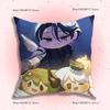 Cute Game TTrickcal Anime Pillow Case Antidustmite Pillowcase Invisible zipper silky short plush Sofa cushion cover