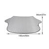 Universal Car Windshield Mirror Reflective Bar Cover Sun Shade Protector Winter Snow Ice Rain Dust Frost Guard Aluminium