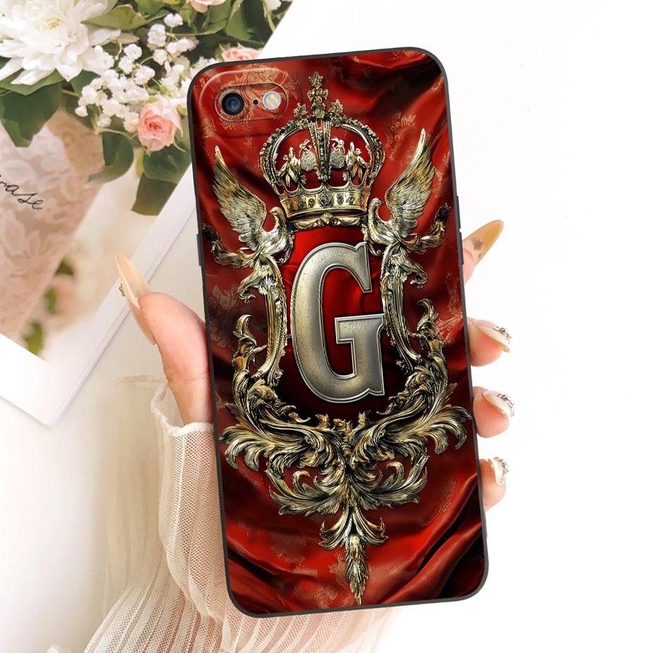 For Apple iPhone 6 Plus Case iPhone6S Cool Crown Letters Cover Shockproof Soft TPU Phone Case For iPhone 6S Plus iPhone6 S Shell