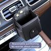 Кожаная сумка для хранения в автомобиле, многофункциональный автомобильный органайзер для воздуховода, магнитный держатель для телефона, ключей, солнцезащитных очков