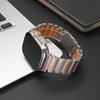 Титановый силиконовый ремешок для Apple Watch Ultra 3 2 49 мм Серии 11 10 46 мм Роскошный браслет для iwatch 9 8 7 6 5 SE 45 мм 44 мм Ремешок