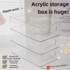 Acrylic Transparent Desktop Storage Box for Cosmetics, Tea Bags, and Sundries