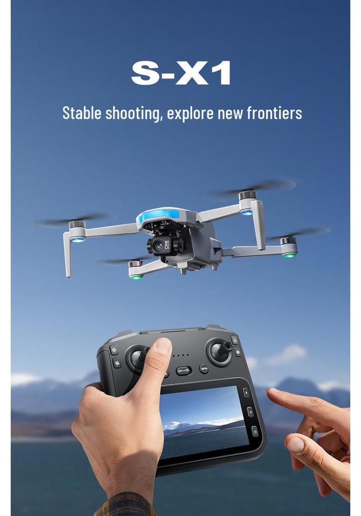 CrossS-X1 Drone: Aerial Photography, Three-Axis Gimbal, Four-Axis Stability, GPS Positioning, Remote Control, 50 FPS.
