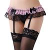 Garter Belt Tights Stockings Pantyhose Underwear Sexy TV058 Women's (01 Black)