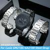 GA2100 Стальной ремешок для часов Для Casio GA-2100 GA-2110 GM2100 Farm Oak ремешок для часов мужской Модифицированный металлический Браслет аксессуар