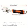 8 Inch Adjustable Wrench Multifunctional Large Opening Adjustable Wrench Hand Tool