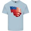 Curled Samoa Flag Samoan Day Football Unisexs Light Cotton TShirt