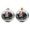 Double-sided warning sign 50x50 foldable to 25x25 Italy Spain