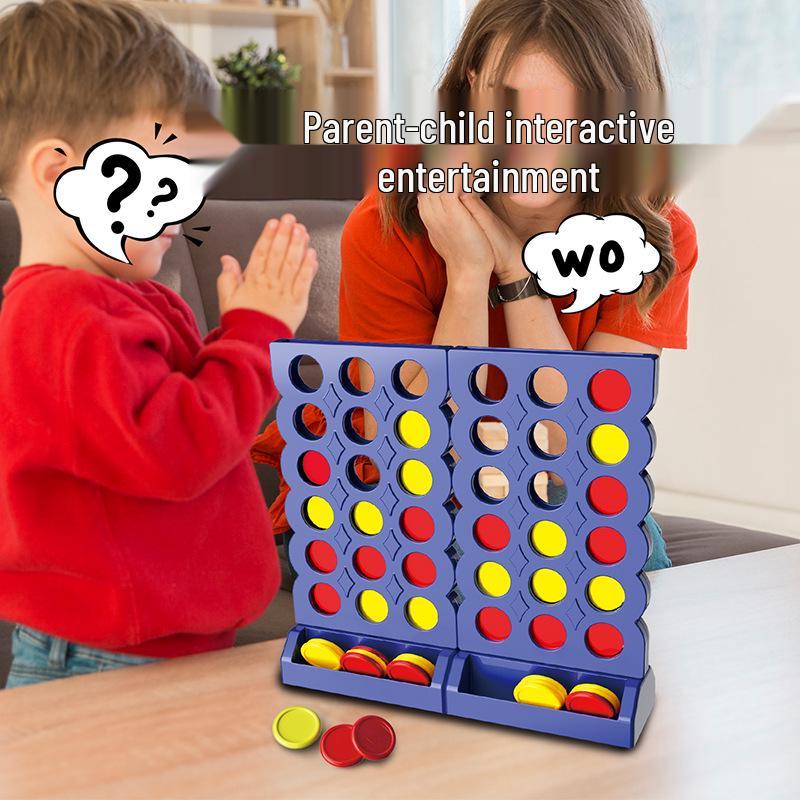 3D Образовательная игра «Четыре в ряд» - Интерактивная стратегическая игрушка для родителей и детей