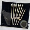 136.1 128 256 512 528 384Hz Aluminium Alloy Tuning Forks Healing Medical Tuning Fork Instrument Percussion Chakras Therapy Yoga Meditation Accessory