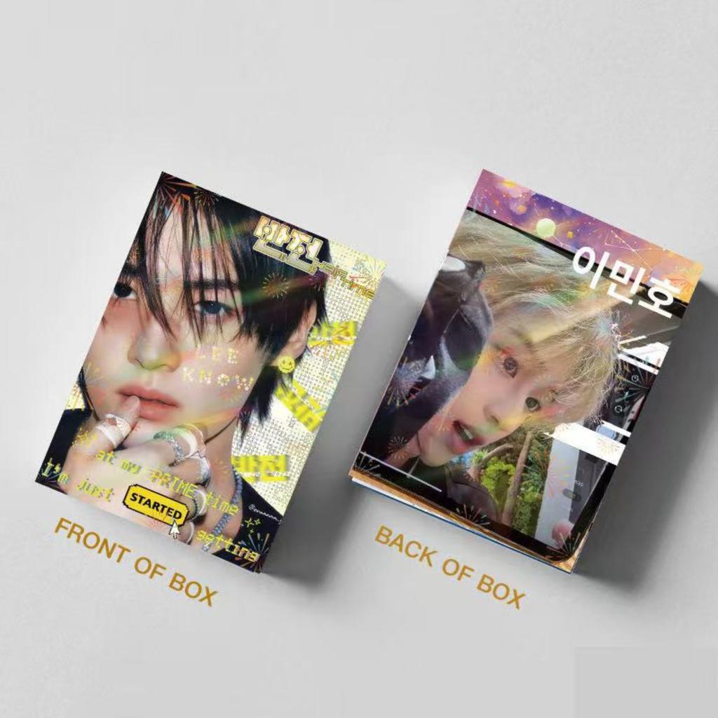 55 маленьких фотокарточек с изображением звезд, мерча и коллекционных карточек LOMO.