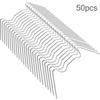 Double High Quality Accessories Home Garden Living Outdoor Yard Clips Greenhouse Glazing Spares 28mm 45mm 70mm