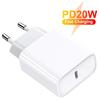 Apple iPhone 15 14 13 12 11 Pro Max Plus uchun PD 20W Tez Zaryadlovchi, Tez Zaryadlovchi Type C USB C Zaryadlovchilar, Ma'lumot Uzatish Simi, Telefon Aksessuarlari