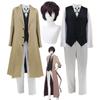 Dazai Osamu Cosplay Costume Bungo Stray Dogs Season 4 Anime Uniform Halloween Christmas Clothes