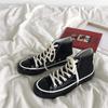 Chic Canvas Shoes 1970s Retro Couple Shoes Korean Ulzzang Casual Shoes Street Shot Student Small Black Shoes Women