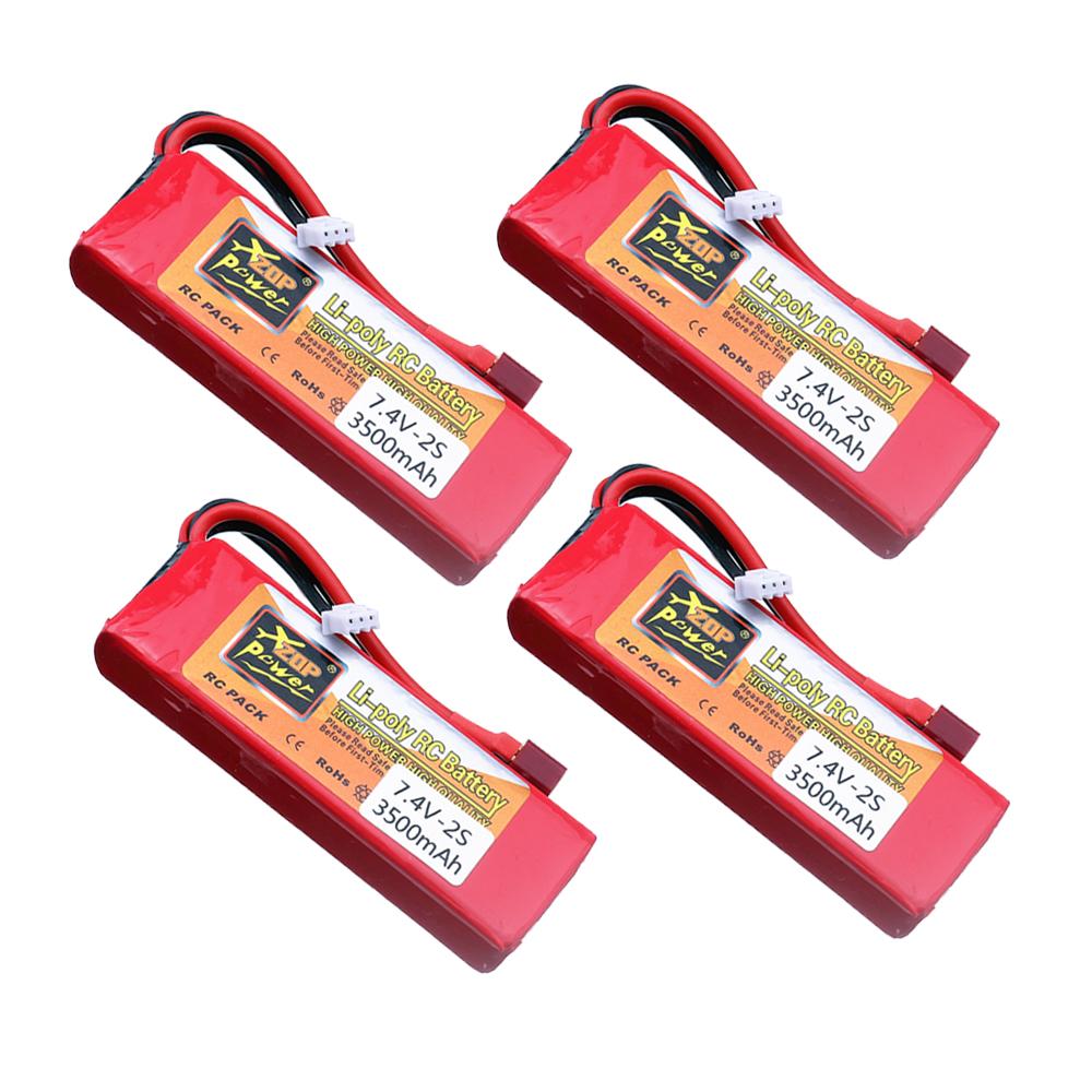 LiPo аккумулятор 2S 7.4V 3500 мАч RC аккумулятор с разъемом T для Wltoys 144001 144010 124016 124017 124018 124019 RC Автомобиль Дрон Лодка Запчасти