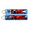 Cool Anime Key Tag Keychain Backpack Holder Goku Master Roshi Cartoon Anime Key Chain Bag Car Keyring Accessories Gifts