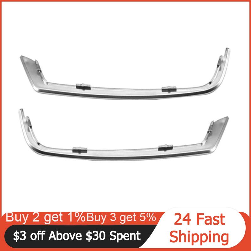 2 шт. Накладки на динамики передних дверей, серебристые АБС-пластик, молдинги интерьера для BMW 5 серии F10 2011-2013, салон автомобиля