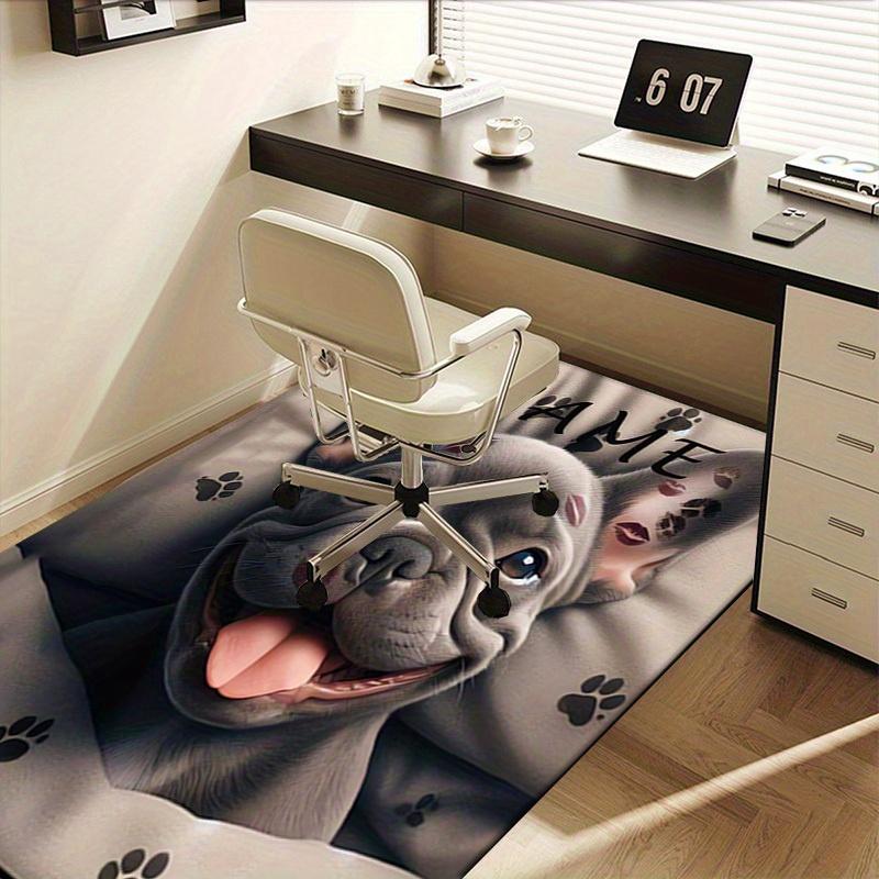Pug Office Carpet Soft Polyester Entrance Carpet Washable Non slip Machine Washable Indoor Carpet Li