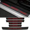 9PCS Car Door Sills Guards Stickers Film Anti Scratch Carbon Fiber Protector Scuff Pedal Cover Auto Accessoriesi