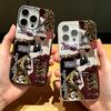 Чехол для телефона с коллажем леопардового принта для iPhone 17 Air 16 15 14 Pro 13 12 11 Pro Max 16 Plus Ударопрочный силиконовый чехол