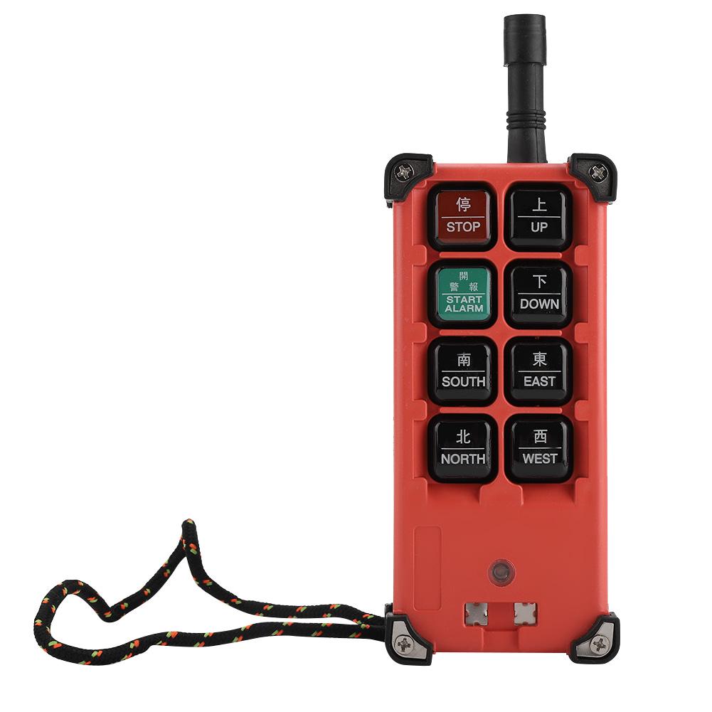 Комплект промышленного беспроводного пульта управления краном с 8 кнопками для тяжелых условий эксплуатации