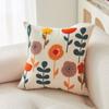 Pastoral Style Flower Pattern Pillowcase Embroidered Flower Cushion Cover  Living Room/Office