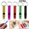 7 Colors with Keyring Outdoor EDC Tools Emergency Whistles Training Accessories Survival Whistle