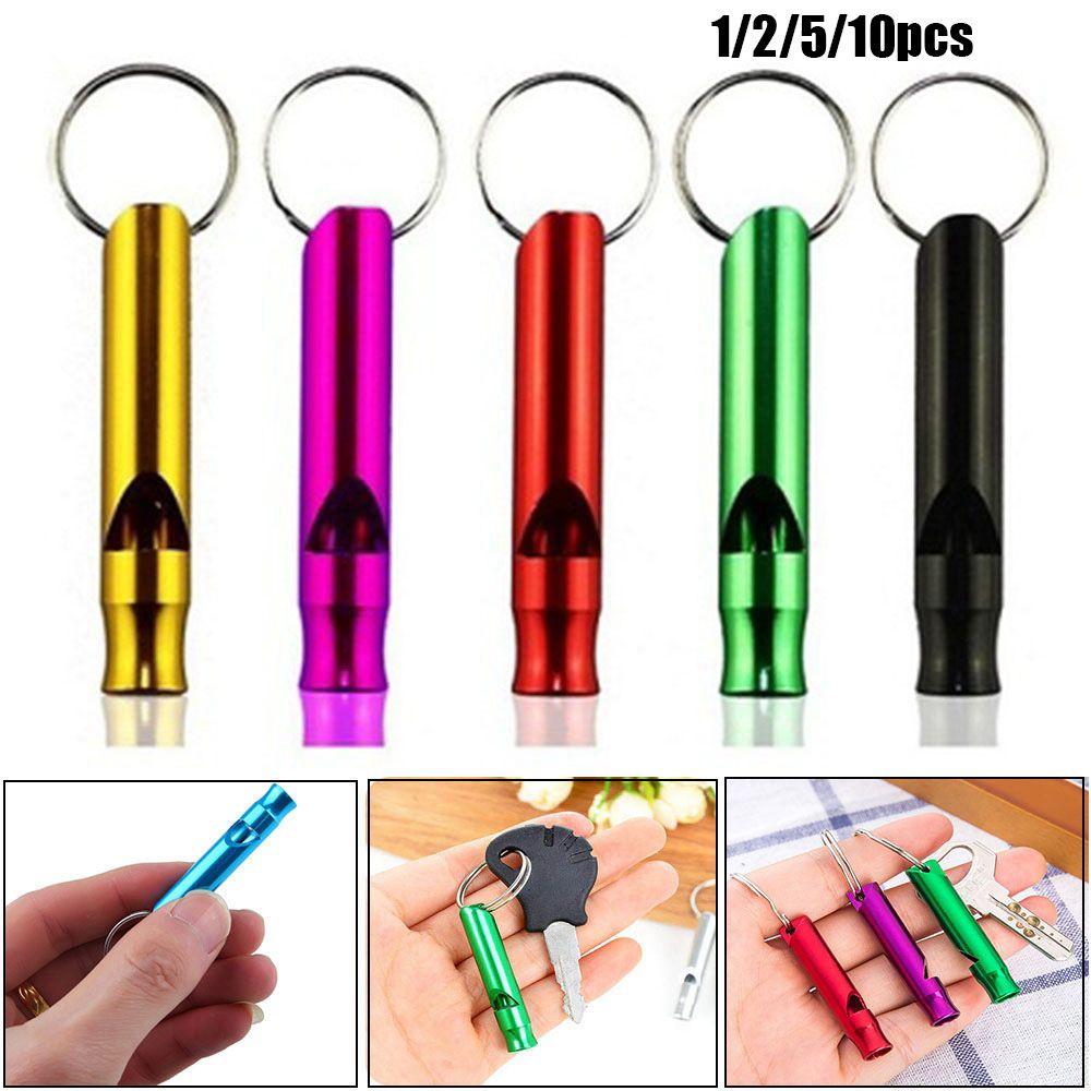 7 Colors with Keyring Outdoor EDC Tools Emergency Whistles Training Accessories Survival Whistle