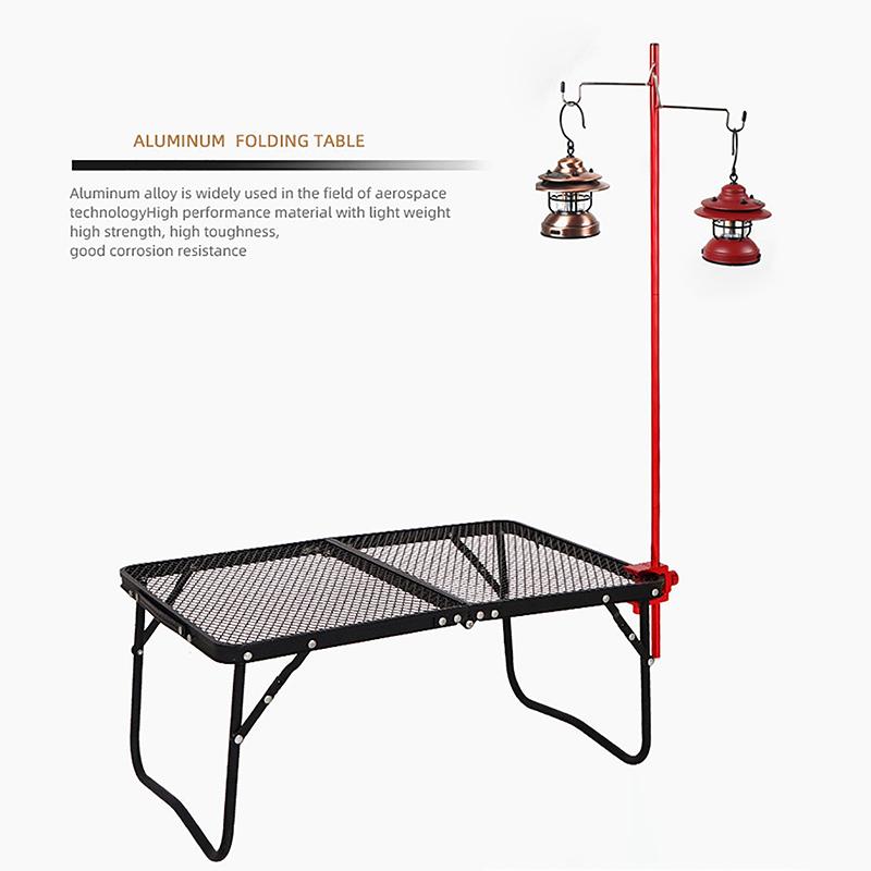 1 шт. Подставка для фонаря для кемпинга, настольная, съемная, вешалка для фонаря, портативный держатель для фонаря, кронштейны для освещения, туристическое походное снаряжение