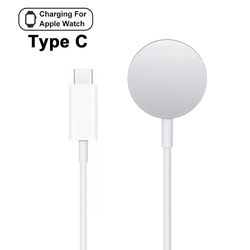 Магнитный беспроводной USB-кабель для быстрой зарядки для часов серии 10, 9, 8, 7 SE USB-кабель типа C для быстрой зарядки для iWatch Ultra Series