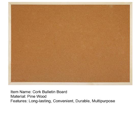 1 комплект пробковой доски для объявлений, прочная многофункциональная деревянная рамка, пробковая доска для заметок, сообщений, фотографий, заметок