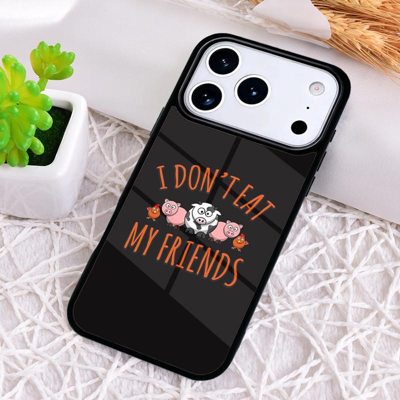 Proud Vegan life quote phrase Shockproof Phone Case for iPhone 17 Air 16e 15 11 12 14 13 Pro Max Cover Coque