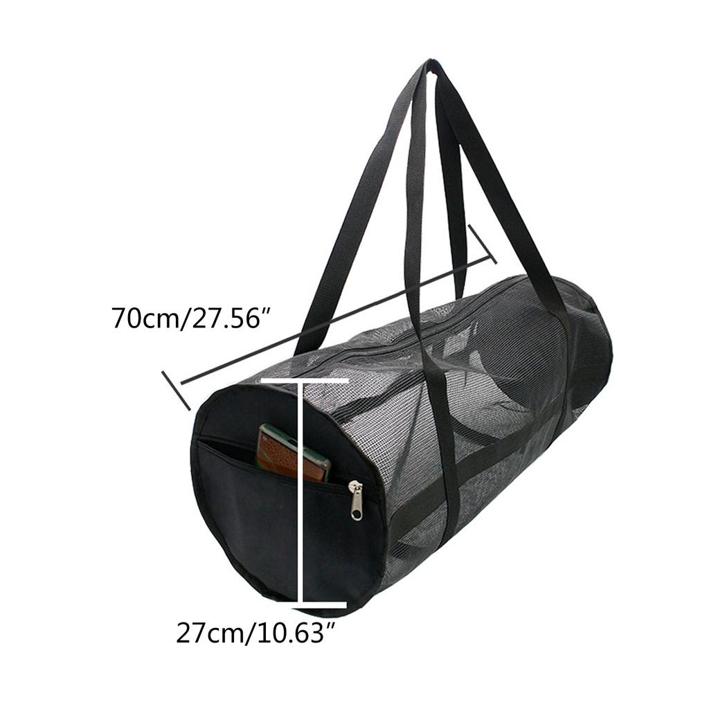 Mesh Dive Bag Scubas or Snorkeling Diving Gear Bag Extra Large Beach Football Bag with Zipper Beach Duffels Dive Net Bag