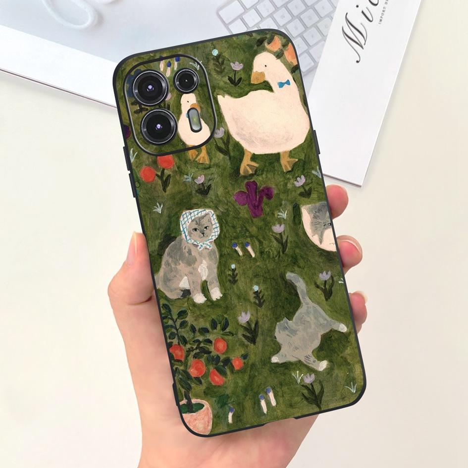 Чехол для Moto Edge 20 Lite XT2139-1 Funda Модный Расписной Черный Мягкий Силиконовый Защитный Чехол Для Motorola Edge 20 Fusion Coque