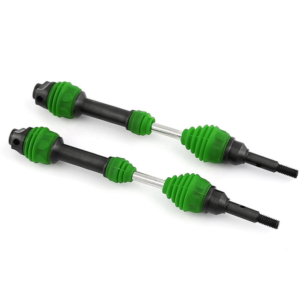 4 Pcs Rr Drive Shaft Steel Driveshaft CVD Replacement for Slash Rustler Hoss VXL 4X4 1/10 Remote control Car