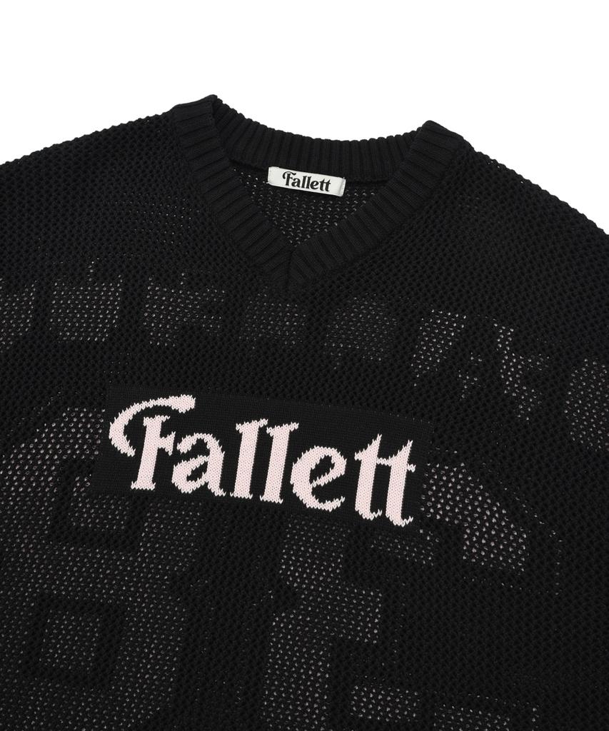 FALLETT Sports Club Football Knit Black