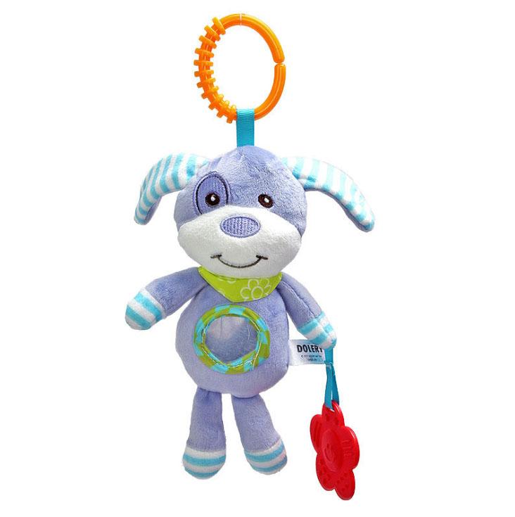Hot Sale Newborn Baby Plush Stroller Toys Baby Rattles Mobiles Cartoon Animal Hanging Bell Educational Baby Toys 0-12 Months