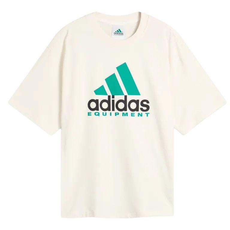 adidas Хлопковая футболка с принтом логотипа JW9129