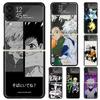 Жесткий ПК Чехол для Телефона с Принтом Аниме Hunter HXH Для Samsung Galaxy Z Flip 7 6 5 4 3 Черный ZFlip7 ZFlip6 Flip5 Flip4 Flip3 5G Обложка Gal
