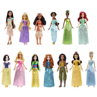 Премиум-коллекция кукол Disney Princess от Mattel (Коробка коллекционная с 13 куклами) Dress Up DollHouse PlayРолевые игры для детей от 3 лет и старше
