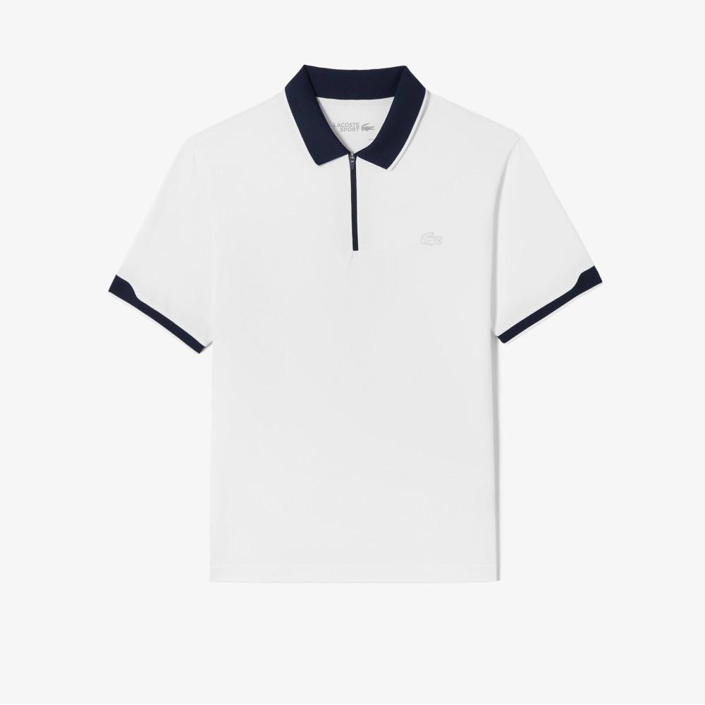 [lacoste] Men's Half-Zip Polo Shirt DH419E-56G001