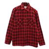 Made In Japan Check Pattern Long Sleeve Flannel Shirt M Men's Used