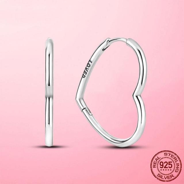 Sale Me Pendant 925 Sterling Silver Love Four-Leaf Clover Dangle Charm Beads Fit Me Bracelet Jewelry Gift