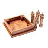 Px14130 wooden side table flower life 30x30x23cm