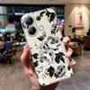 Цветочная композиция Роза Ромашка Прозрачный чехол для телефона Xiaomi Poco X6 X3 X4 X5 M4 Pro M5s Ударопрочный Мягкий Прозрачная крышка для девочек